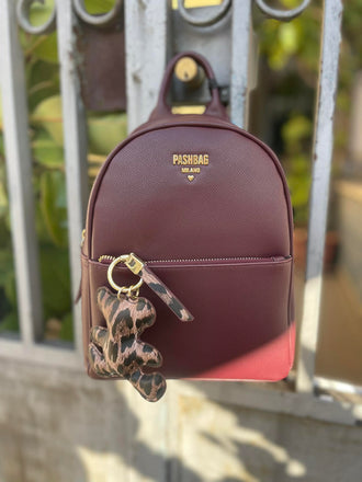 Zaino Pash Bag Jeff Medium con orsetto animalier