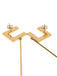 Orecchini Elisabetta Franchi OR12M56E2 con logo e barretta