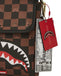Tracolla Sprayground marrone peeking character check messanger sling 910B7505NSZ