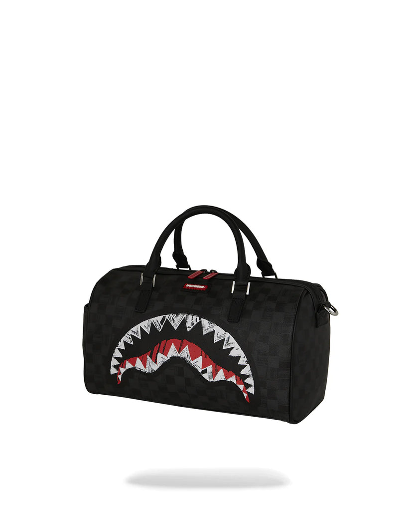 BORSA SPRAYGROUND 8347 SCRIBBLE SHARK MINI DUFFLE