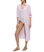 Abito Chemisier Saint Barth Maxi In Cotone Con Stampa A Righe Adeline