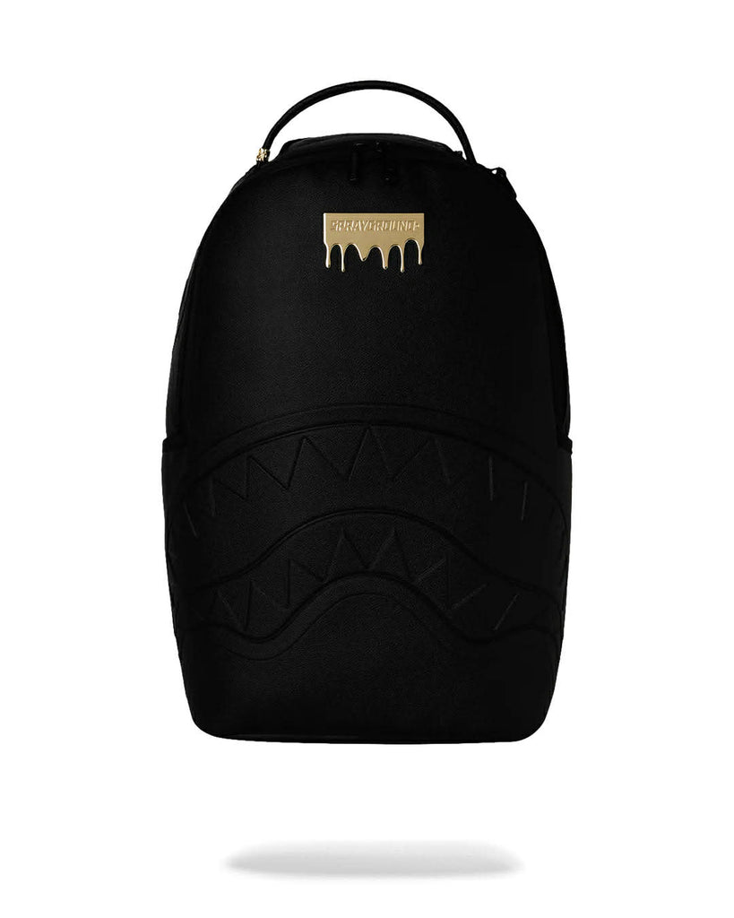 ZAINO SPRAYGROUND 8380 GOLD BRICK LOGO DLXSV BACKPACK