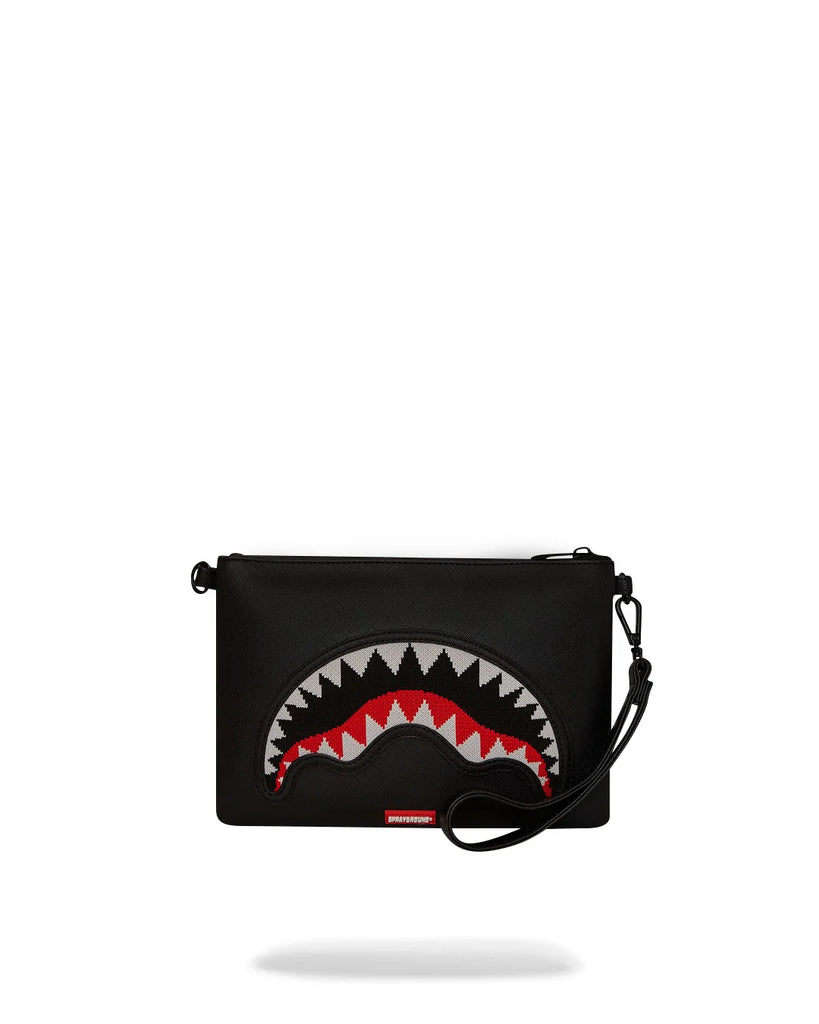 POCHETTE SPRAYGROUND ART8028 FLY KNIT MOUTH CROSSOVER CLUTCH