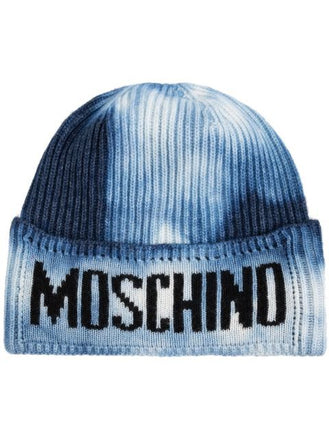 Cappello Moschino 60108 M5812 uomo cuffia con risvolto sfumata