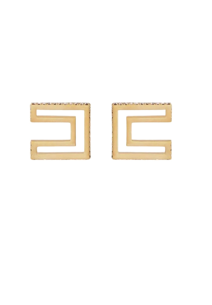 Orecchini Elisabetta Franchi OR77A62E2 oro con strass