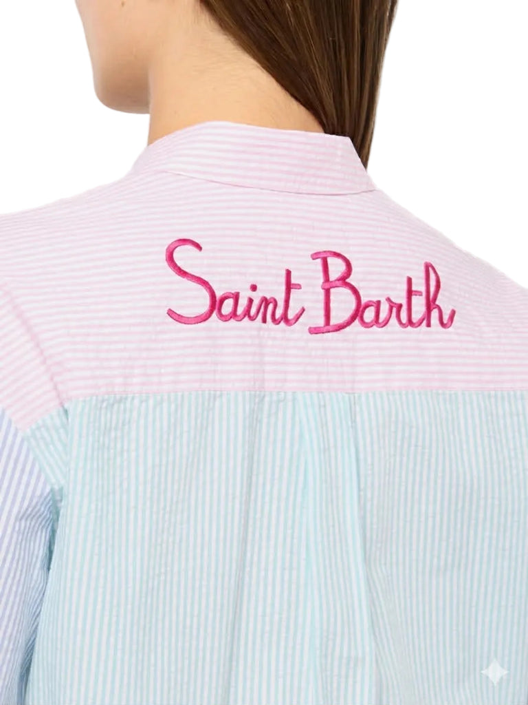 Camicia Saint Barth Cristal Seersuckers