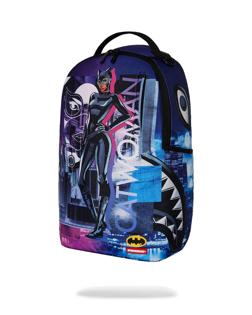 ZAINO SPRAYGROUND ART7746 CAT WOMAN IN THE CITY DLXR BACKPACK