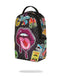 ZAINO SPRAYGROUND ART7581 LIPS SMACK DOWN DLXSV BACKPACK