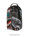ZAINO SPRAYGROUND ART7126 SPLIT CYBERSHARK DLXSV BACKPACK