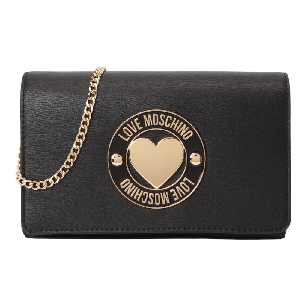 Borsa Love Moschino JC4368 Pochette con tracolla logo smaltato Oro