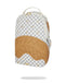 ZAINO SPRAYGROUND 7537 CREAM HENNY QUILT PUFF BACKPACK