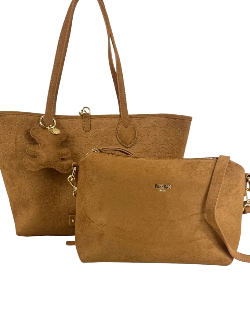 Borse Pashbag  Shopper Davina Sho Touch in suede