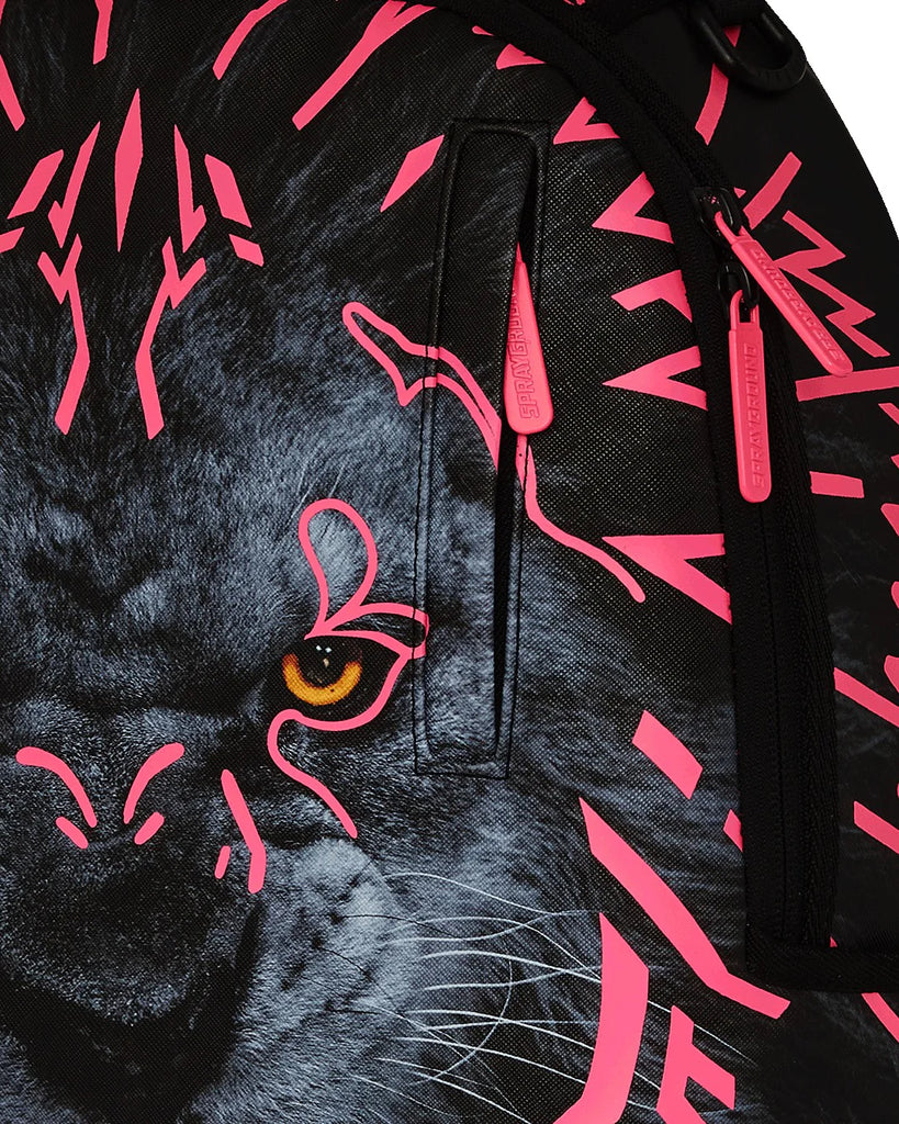 ZAINO SPRAYGROUND ART7716 AI LION NEON PINK BACKPACK