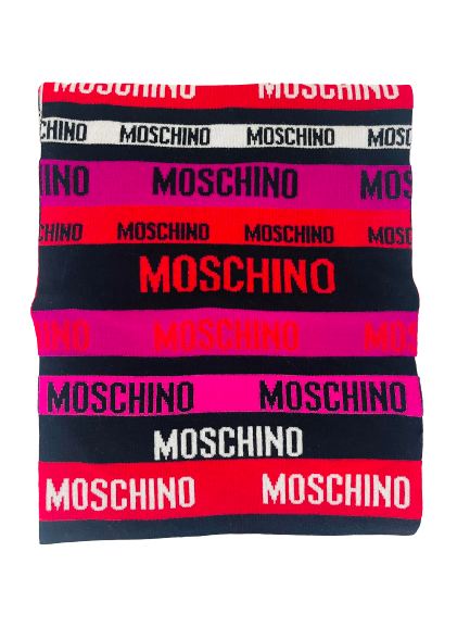 Sciarpa Moschino Art30771 M5745 unisex logo multi