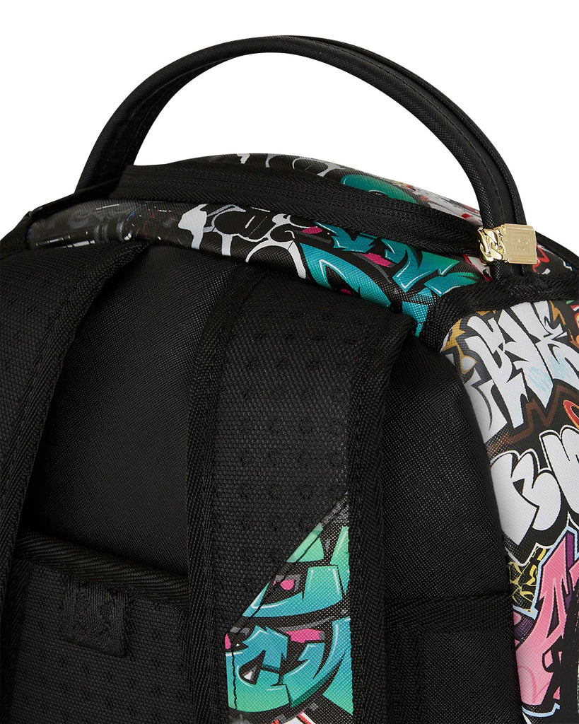 ZAINO SPRAYGROUND ART7126 SPLIT CYBERSHARK DLXSV BACKPACK