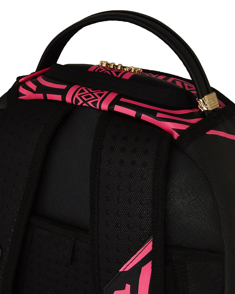 ZAINO SPRAYGROUND ART7716 AI LION NEON PINK BACKPACK