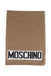 Sciarpa Moschino Unisex 50184 M5541 monocolore con logo maxi centrale