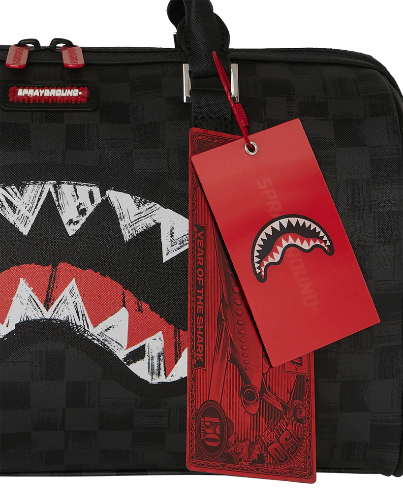 BORSA SPRAYGROUND 8347 SCRIBBLE SHARK MINI DUFFLE