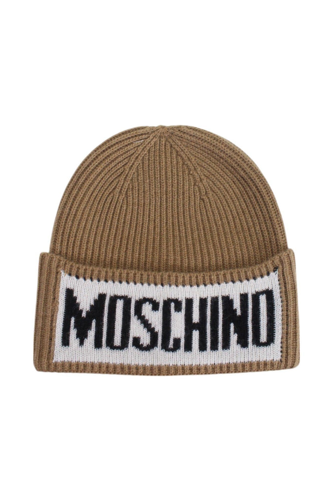 Cappello Moschino Art60077 M5540 uomo con risvolto e logo
