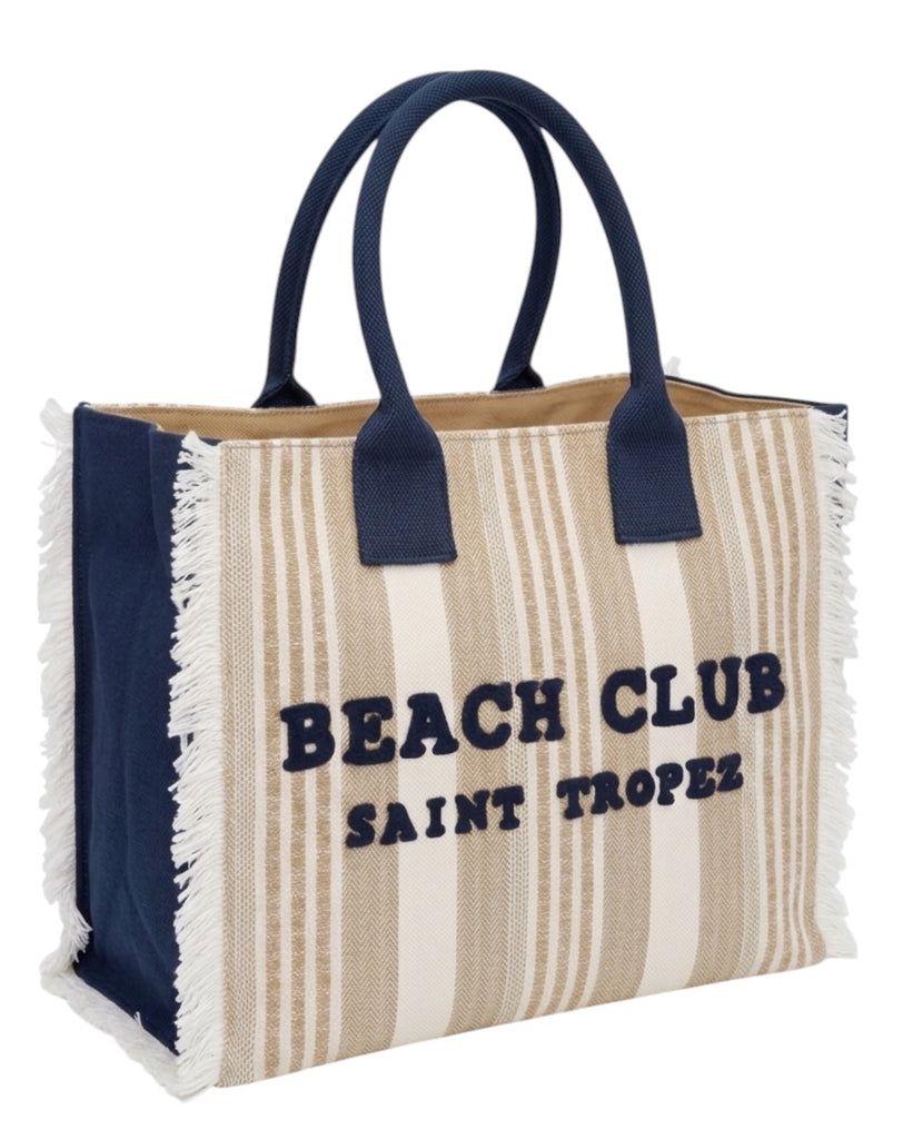 Borse Mainette Saint Tropez In Canvas Medium Beach Club