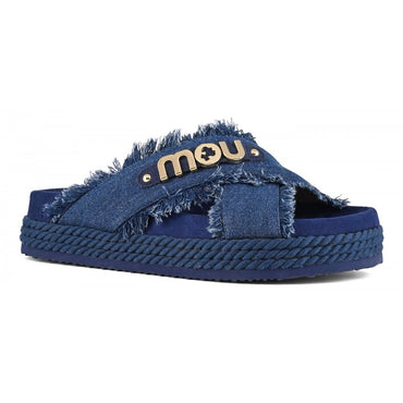 Scarpe MOU Criss-cross Sandal Denim   MU.SW451004K