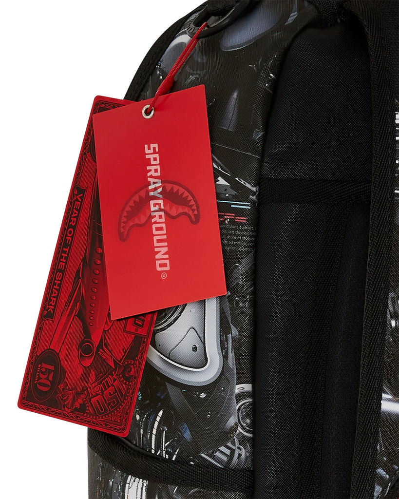 ZAINO SPRAYGROUND ART7126 SPLIT CYBERSHARK DLXSV BACKPACK