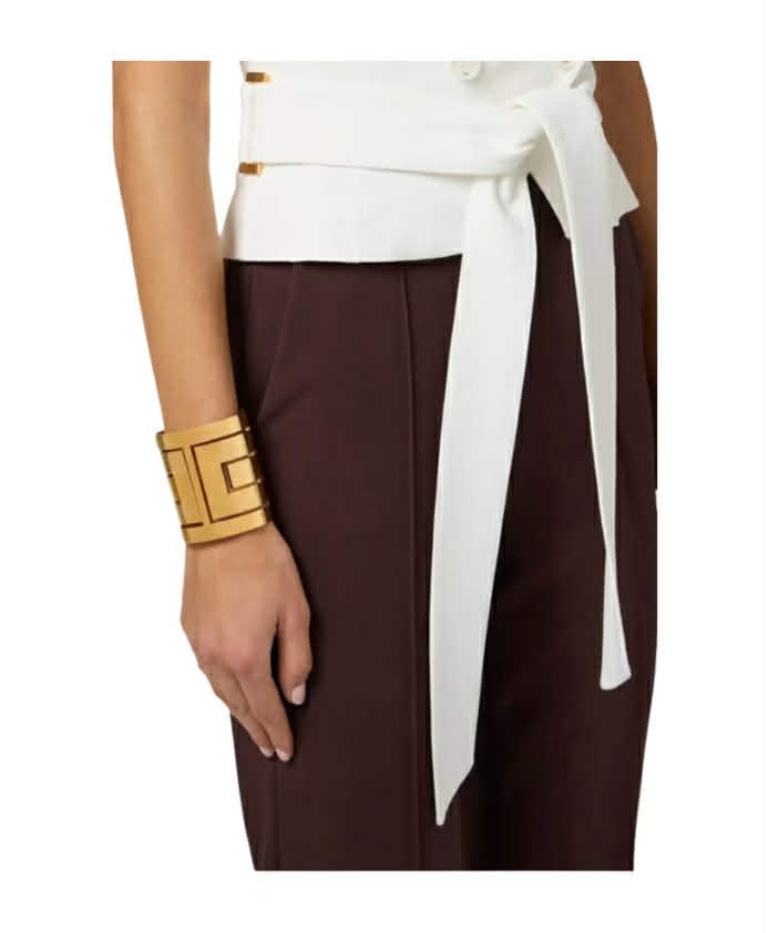 Bracciale Elisabetta Franchi BC60A63E2 cuff con traforature