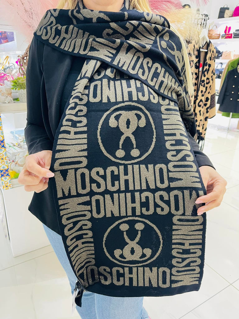 Sciarpa Moschino lana lurex
