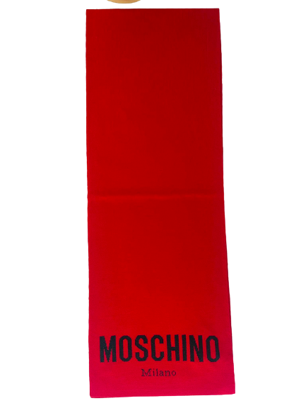 Sciarpa Moschino Art30718 M3001 logo lettering lurex
