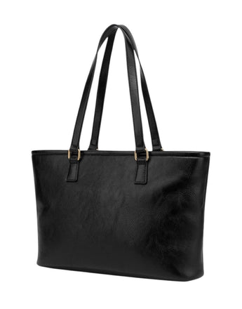 Borsa Love Moschino JC4087 Shopper logo metallico nera