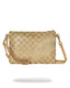 POCHETTE SPRAYGROUND 9481       2 TONE GOLD TRINITY STRASS CROSSOVER CLUTCH