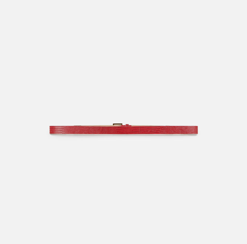 Cintura Elisabetta franchi CT54S66E2 in pelle con stampa lucertola