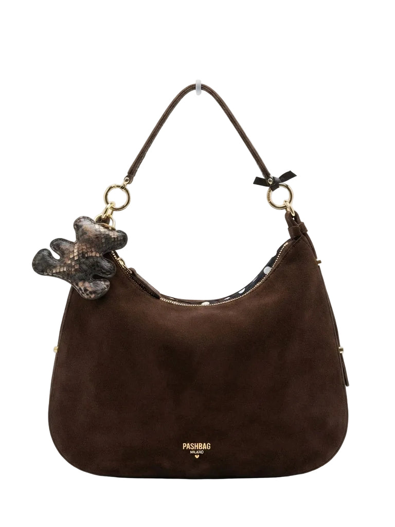 Borsa Pashbag Marlee Venom in suede con tracolla