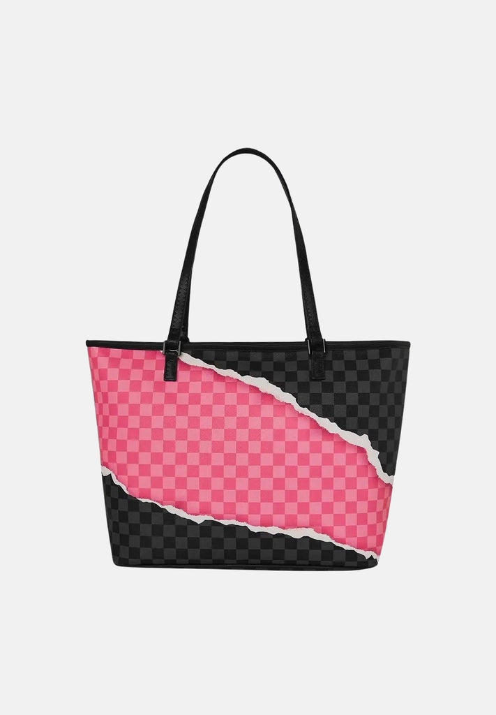 BORSA SPRAYGROUND 9377 SHOPPER PINK PANTHER ON THE RUN TOTE
