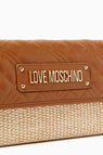 Borsa Love Moschino a tracolla Daily in rafia