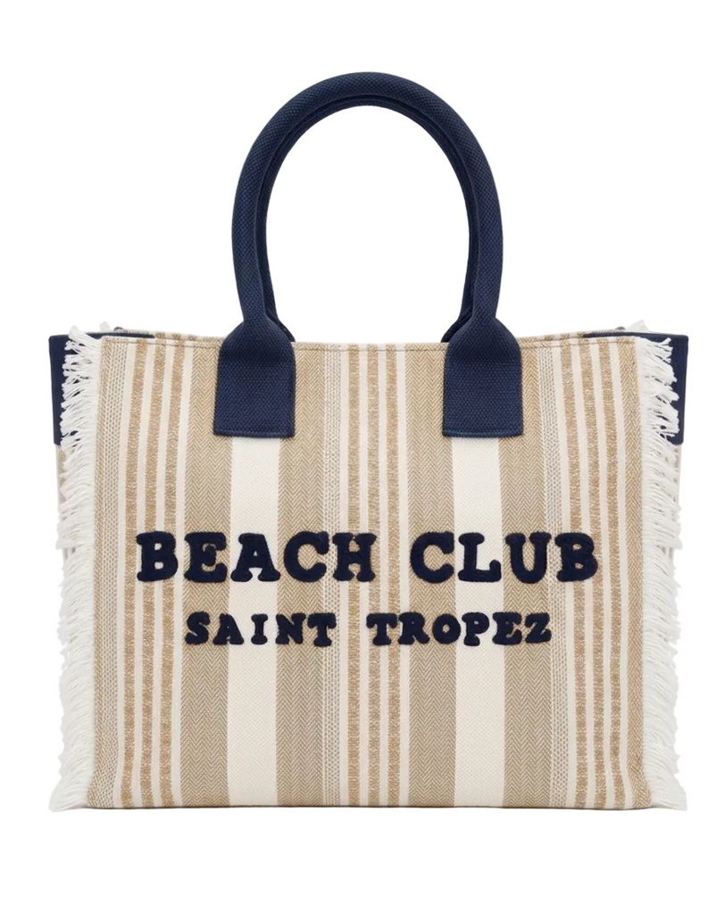 Borse Marinette Saint Tropez Small In Canvas Beach Club