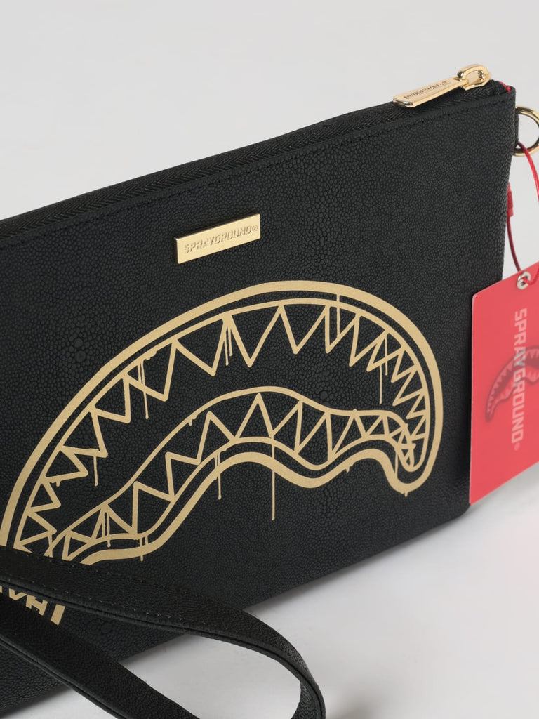 POCHETTE CON TRACOLLA SPRAYGROUND 8977 THAT GOLD DRAP