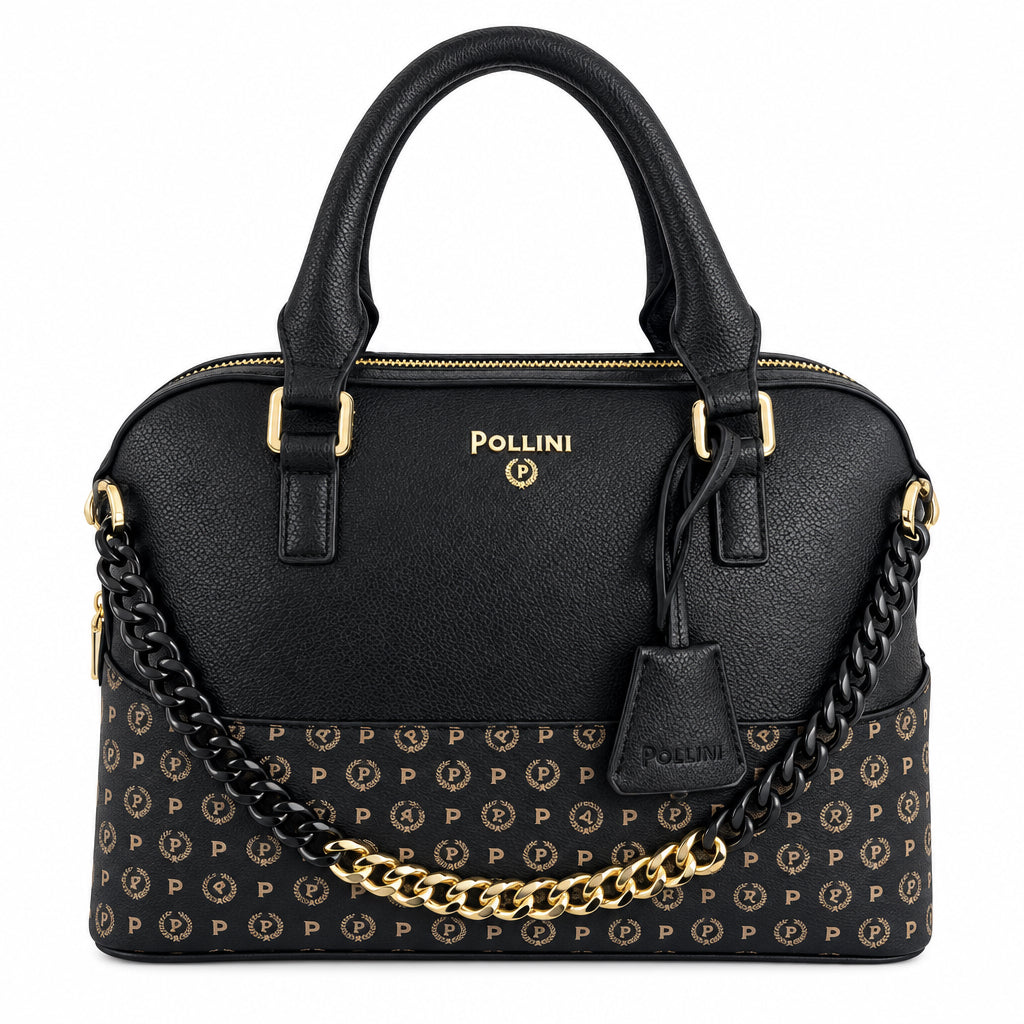 Borsa Pollini SC4554 bauletto monogram con tracolla