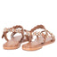 Scarpe Tosca Blu SS2623S234 Sandalo Marrakech in pelle con vele colore biscotto
