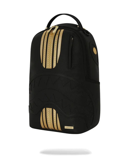 Zaino Sprayground nero Italy racing golden stripes backpack 910B7515NSZ