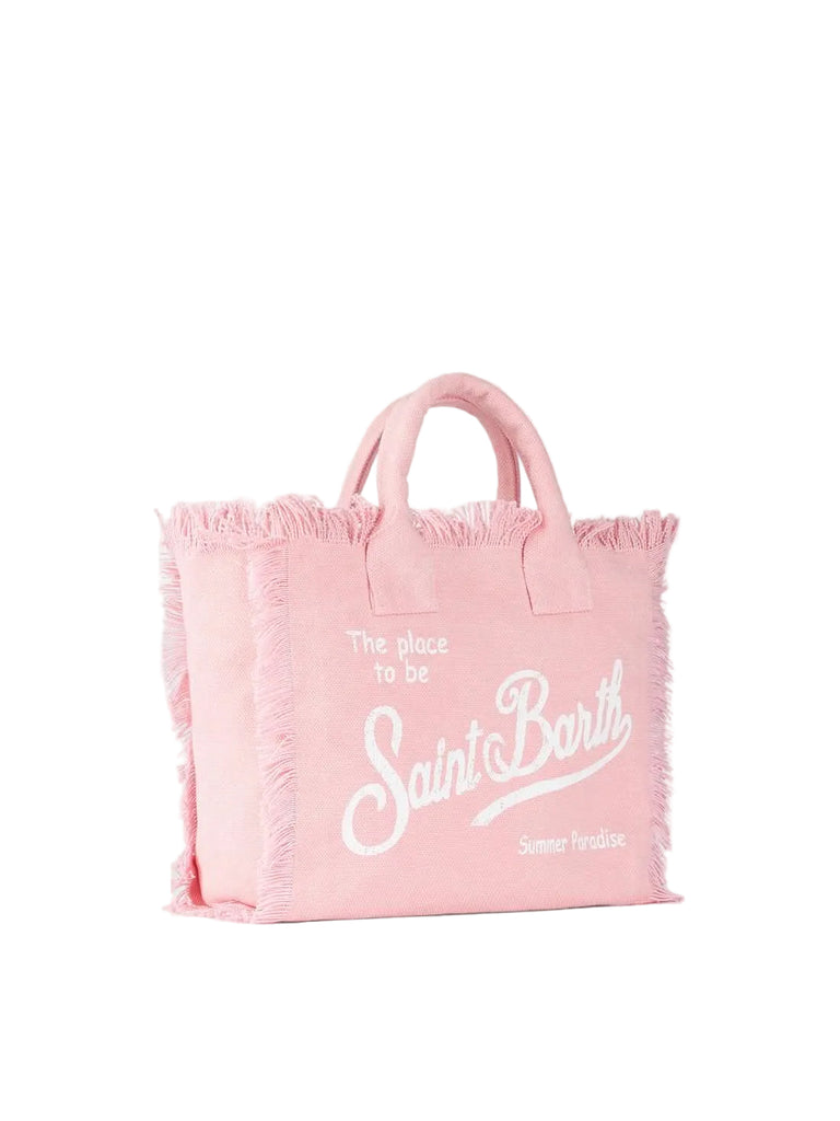 Borsa Saint Barth Colette Rosa Logo Bianco COL0001 00135L