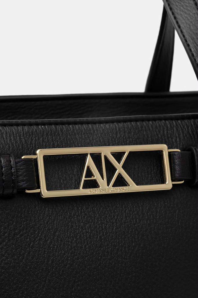 Borse Armani Exchange XW002609 AF15632 a tracolla fibbia logo gold