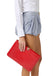 Borsa Elisabetta Franchi BS18A61E2 a mano busta effetto naplak