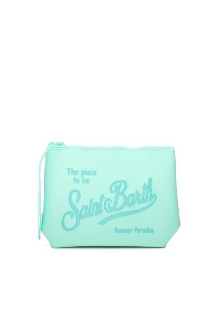 Pochette Saint Barth Aline Logo In Rilievo