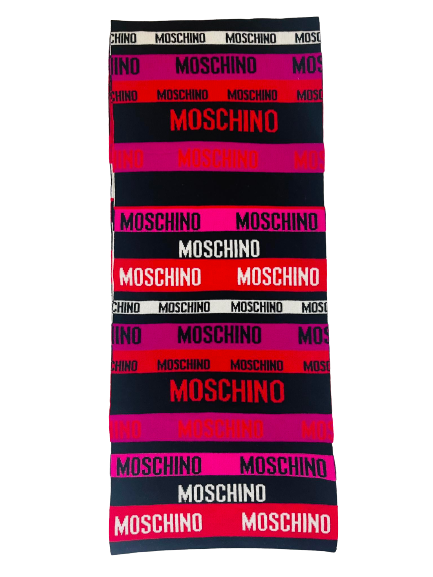 Sciarpa Moschino Art30771 M5745 unisex logo multi