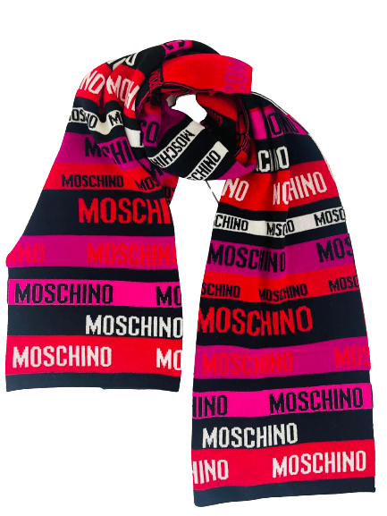 Sciarpa Moschino Art30771 M5745 unisex logo multi