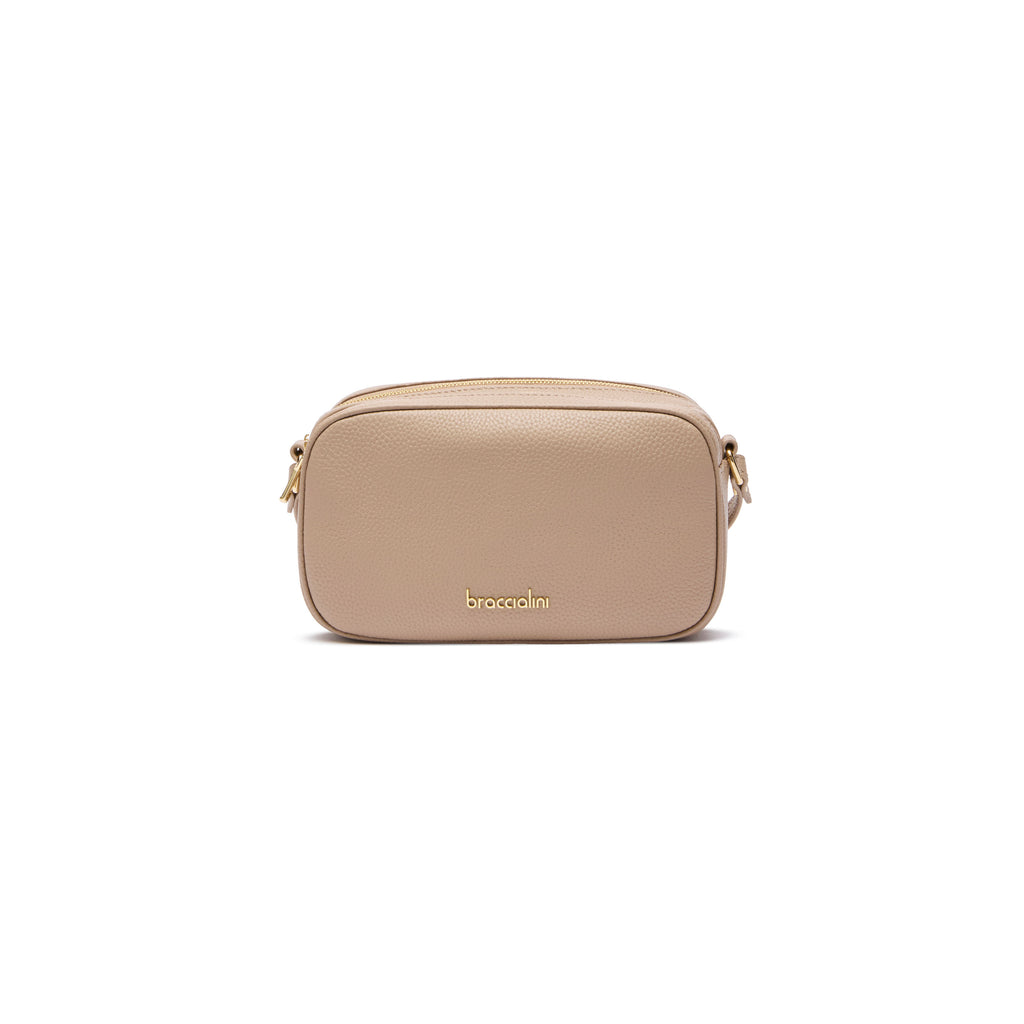 Borsa Braccialini Jinny Leather B18482 Tracolla doppia zip