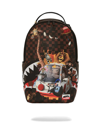 ZAINO SPRAYGROUND ART7681 MADAGASCAR CHECKER SMASH DLXSV BACKPACK