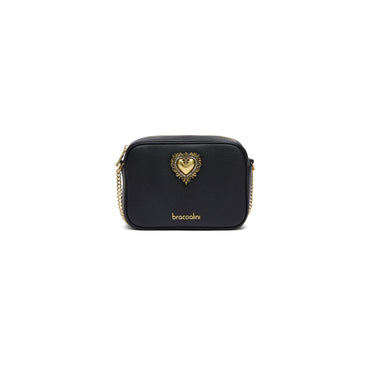 Borsa Braccialini Jinny Leather B18481 Tracolla Heart nera