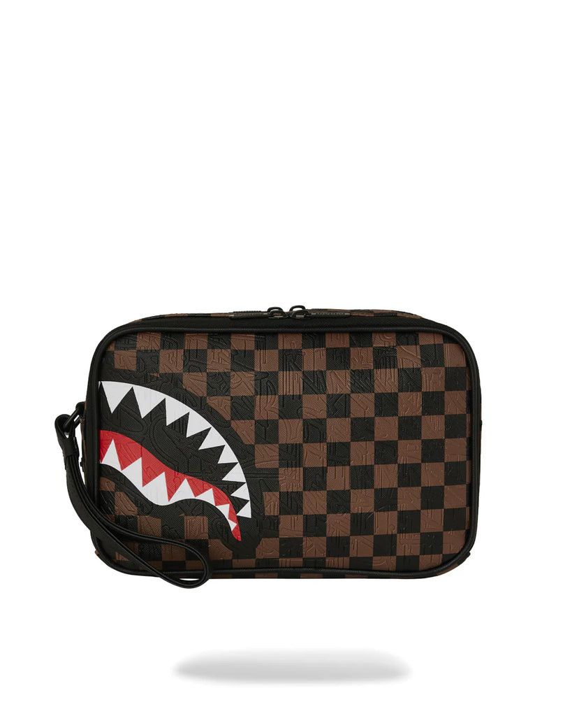 POCHETTE SPRAYGROUND 8238 CHECK 2 EMBOSS TOILETRY BAG